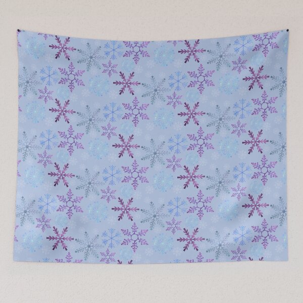 Item preview, Purple Snowflakes Pattern | Light Purple | Christmas, Holiday, Winter  designed and sold by Lavender Mint Graphics.