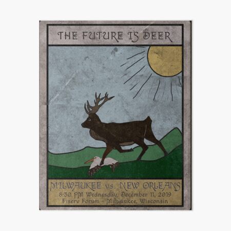 The Future is Deer Art Board Print