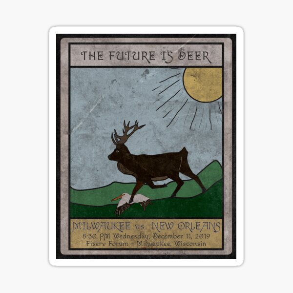 The Future is Deer Sticker