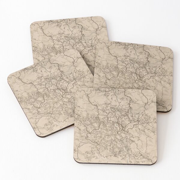 Item preview, Baguio Sepia Map designed and sold by CPTVDesign.
