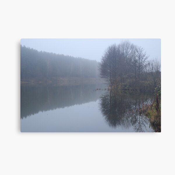 Fog over the River Canvas Print