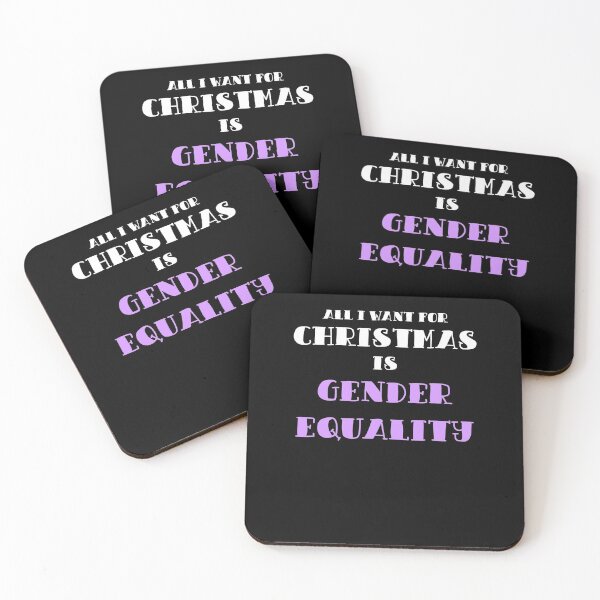 Item preview, Christmas Feminism Gift Women Rights equality pink designed and sold by Levin-Wirp.