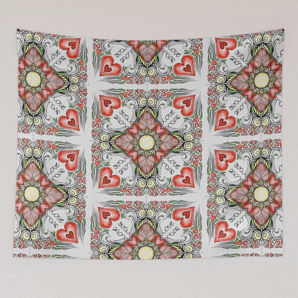 Item preview, Valentine's Day (orginal) MandalART designed and sold by Julie Boehm.