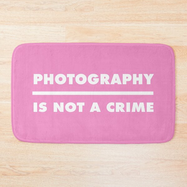 Item preview, PHOTOGRAPHY IS NOT A CRIME - Pink designed and sold by MOREDANKMEMES.