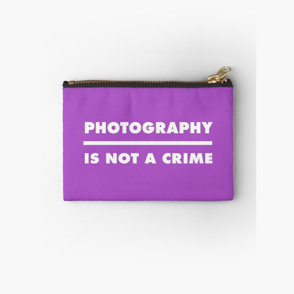 Item preview, PHOTOGRAPHY IS NOT A CRIME - Purple designed and sold by MOREDANKMEMES.