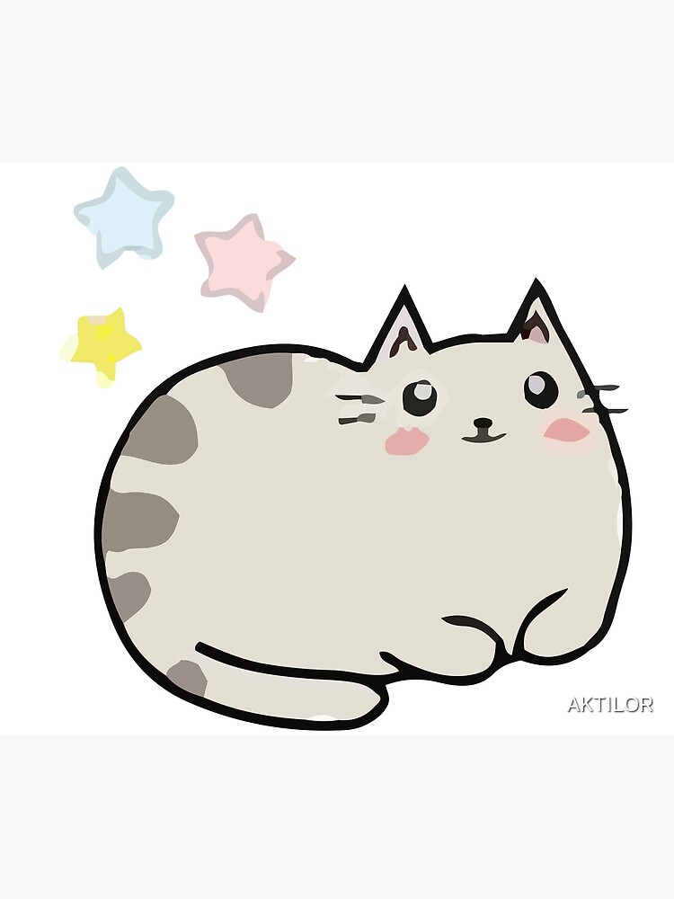 pusheen cat painting