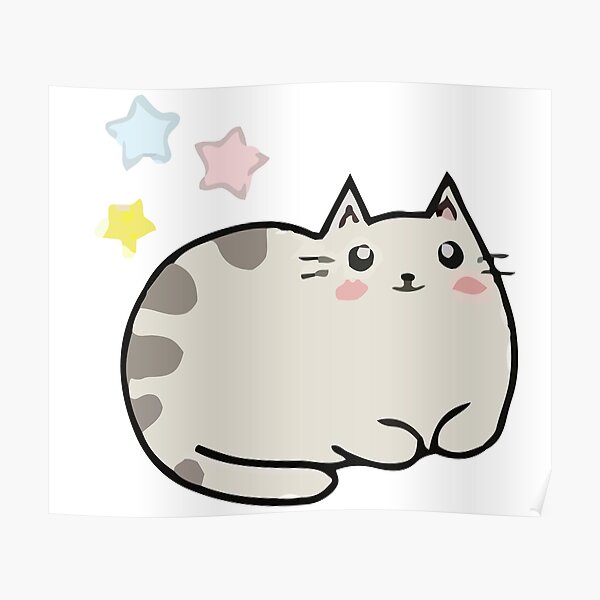 pusheen fluffy cat