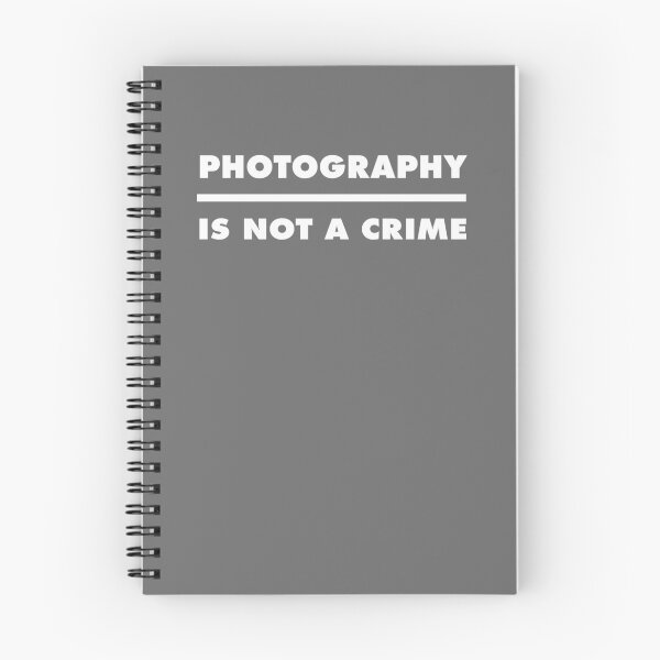 Item preview, PHOTOGRAPHY IS NOT A CRIME - Grey / Gray designed and sold by MOREDANKMEMES.