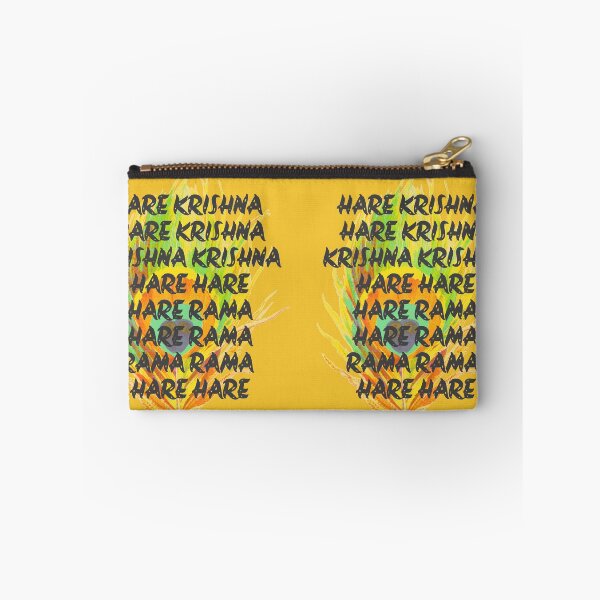 Item preview, Hare Krishna Maha Mantra Peacock feather - Hare Krishna Hare Krishna, Krishna Krishna Hare Hare, Hare Rama Hare Rama, Rama Rama Hare Hare designed and sold by Viswambhar Das.
