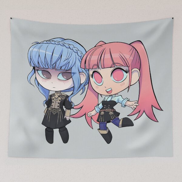 Item preview, Marianne and Hilda - Fire Emblem Three Houses - Chibi Cutie designed and sold by kickgirl.