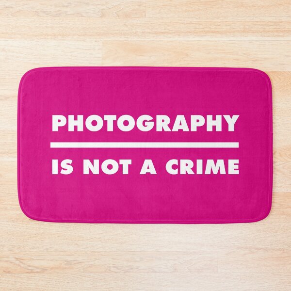 Item preview, PHOTOGRAPHY IS NOT A CRIME - Magenta designed and sold by MOREDANKMEMES.