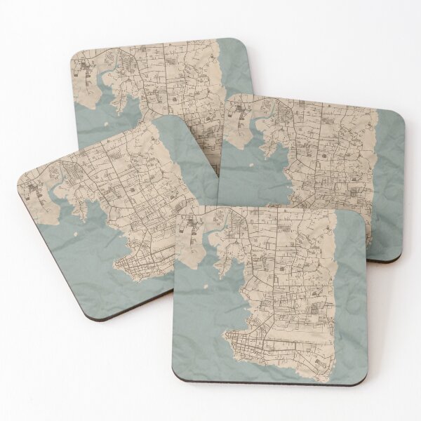 Item preview, Puerto Princesa Sepia Map designed and sold by CPTVDesign.