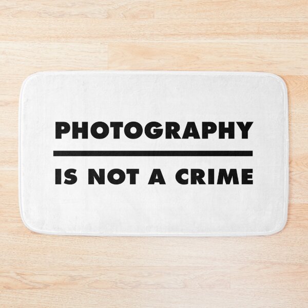 Item preview, PHOTOGRAPHY IS NOT A CRIME - White designed and sold by MOREDANKMEMES.