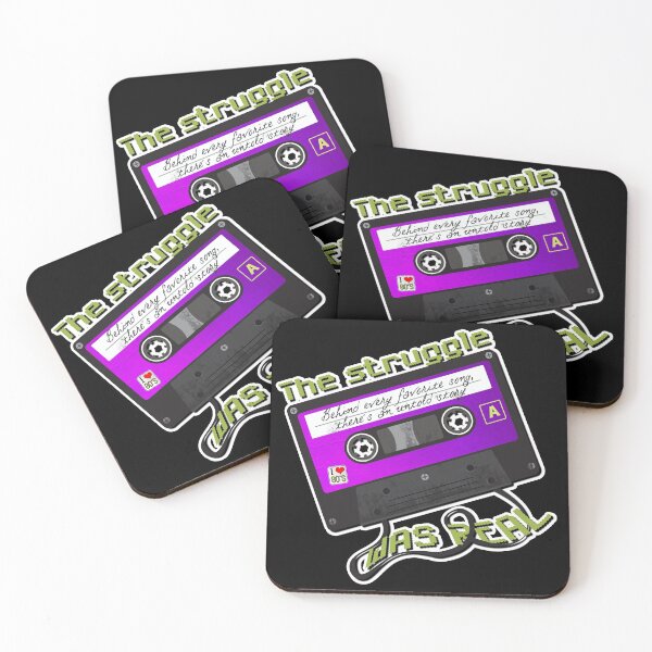 Item preview, 80s retro cassette The struggle was real designed and sold by saibot2004.