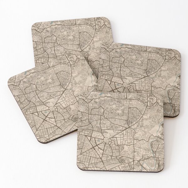 Item preview, Quezon City Sepia Map designed and sold by CPTVDesign.