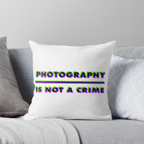 Item preview, PHOTOGRAPHY IS NOT A CRIME - CMYK designed and sold by MOREDANKMEMES.
