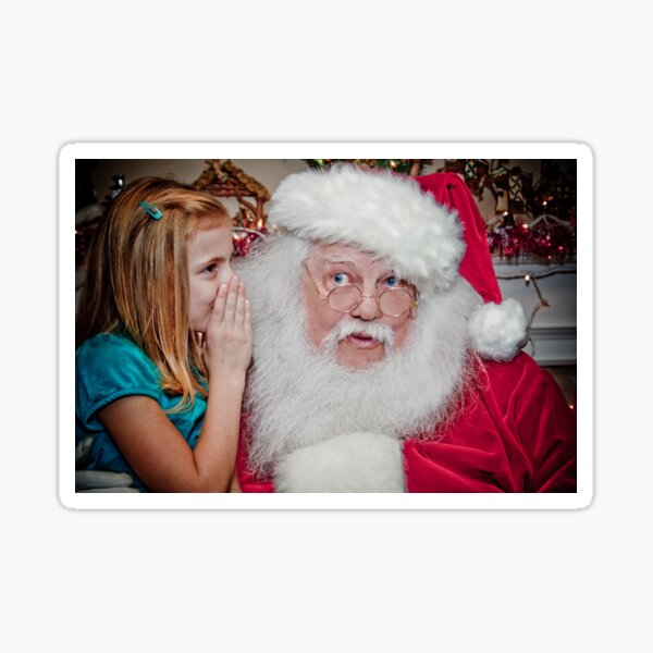 Secret Santa Sticker