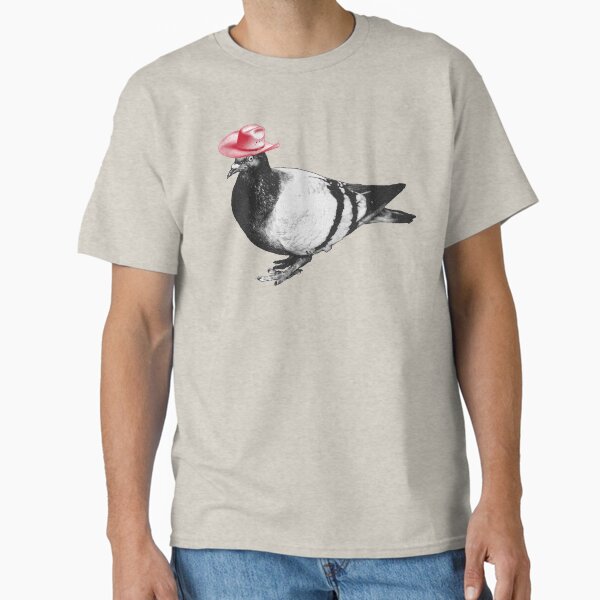 Aperçu de l'œuvre Pigeon avec un chapeau de cow-boy créée et vendue par AricHutfles.