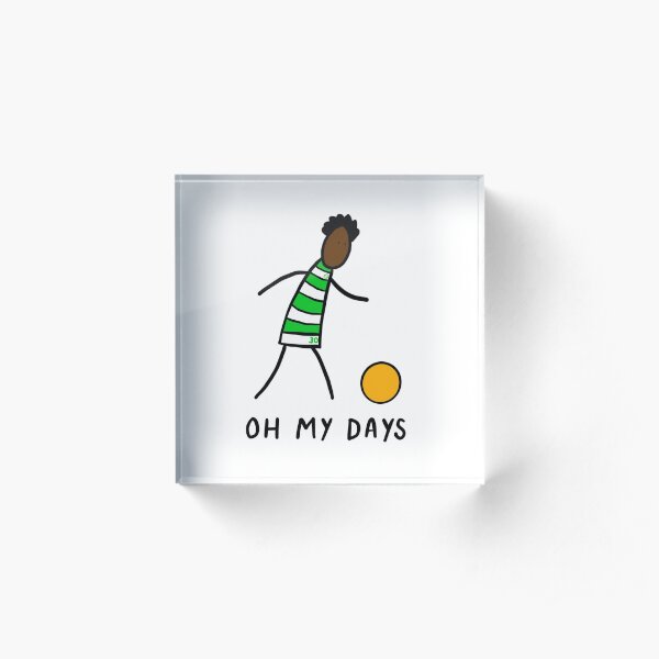 Jeremie Frimpong Oh My Days Acrylic Block