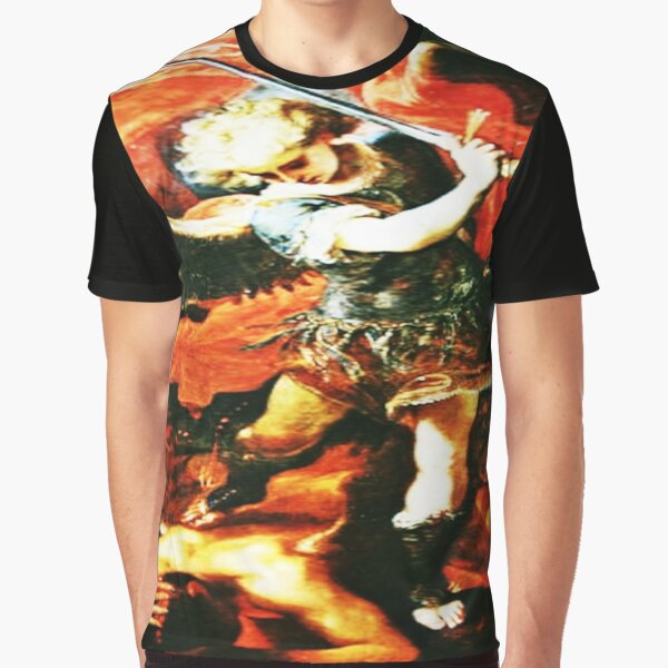 St Michael Archangel by Claudio Coello | Michael Defeats Satan Graphic T-Shirt