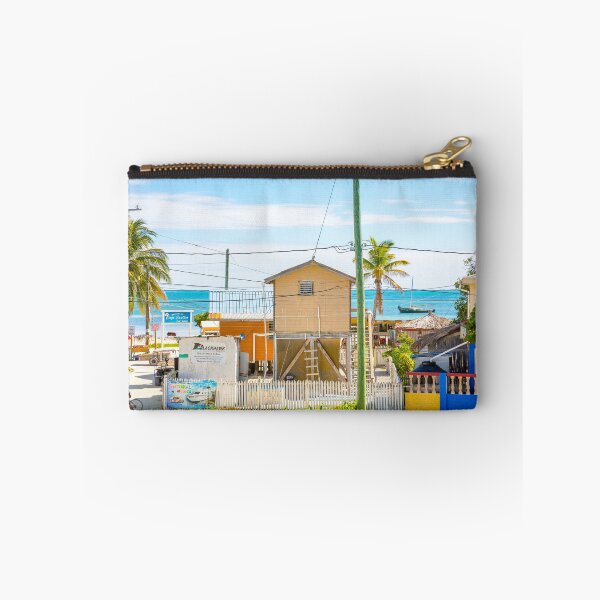 Item preview, Sea view from the hotel on the colorful Caye Caulker in Belize designed and sold by MichielTon.