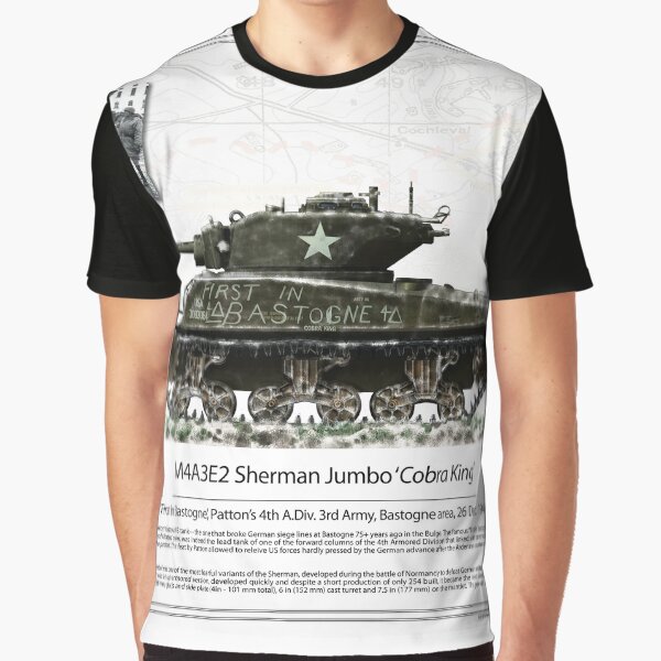 Vista previa del artículo con la obra «M4A3E2 Sherman Cobra King», diseñado y vendido por TheCollectioner.