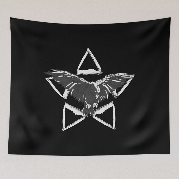 Item preview, Raven crow pentagram designed and sold by Weilichesmag.