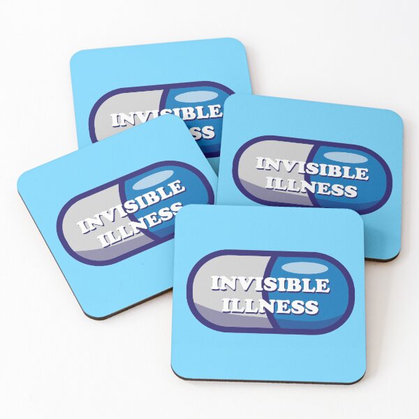 Item preview, Invisible Illness - Pill - Blue designed and sold by MOREDANKMEMES.