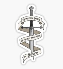 The Sword that was Broken Sticker