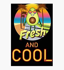 Avocado Emoji Photographic Print