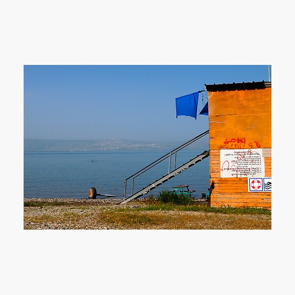 Item preview, Swimmer at the Sea of Galilee, Israel designed and sold by bluemoondc.