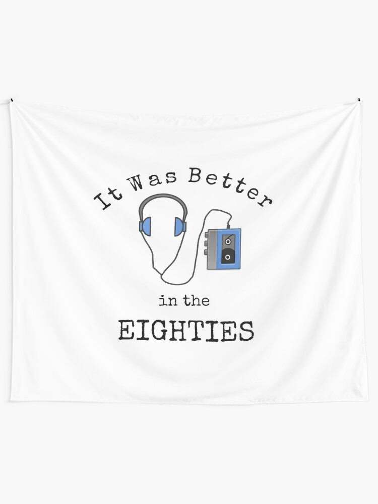 Retro 80s Decade Better Eighties Memories Tape Design 1980s Tapestry By Createdbyheidi Redbubble