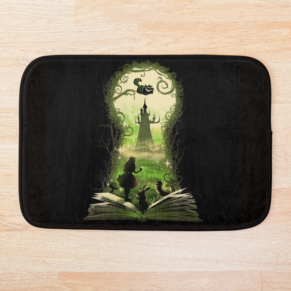 Wonderland key Bath Mat