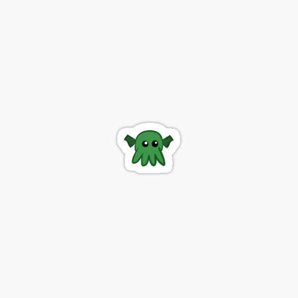 chibi cthulhu sticker Sticker