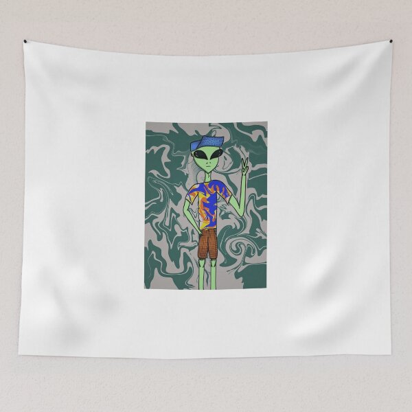 Item preview, Groovy Alien designed and sold by YaLikeJazzArt.