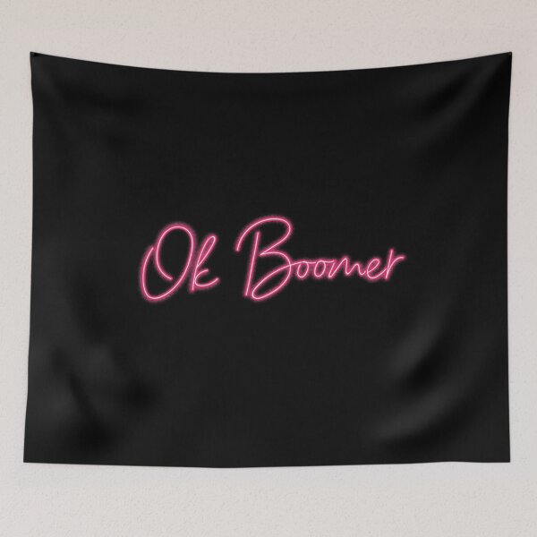 Item preview, ok boomer NEOn Sign designed and sold by Teeter-Totter.
