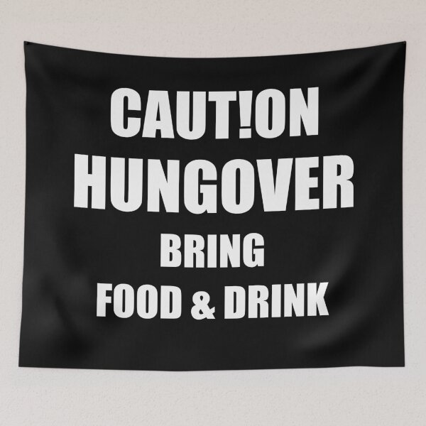 Item preview, Caution Hungover designed and sold by SandersApparel.
