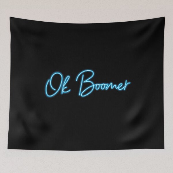 Item preview, ok boomer NEOn Sign designed and sold by Teeter-Totter.