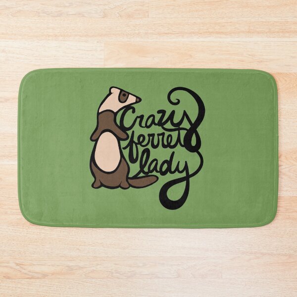 Item preview, Crazy Ferret Lady designed and sold by FrictionMaxxing.