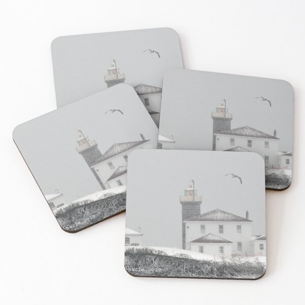 Item preview,  Watch Hill lighthouse in the snow designed and sold by Maureen Zaharie.