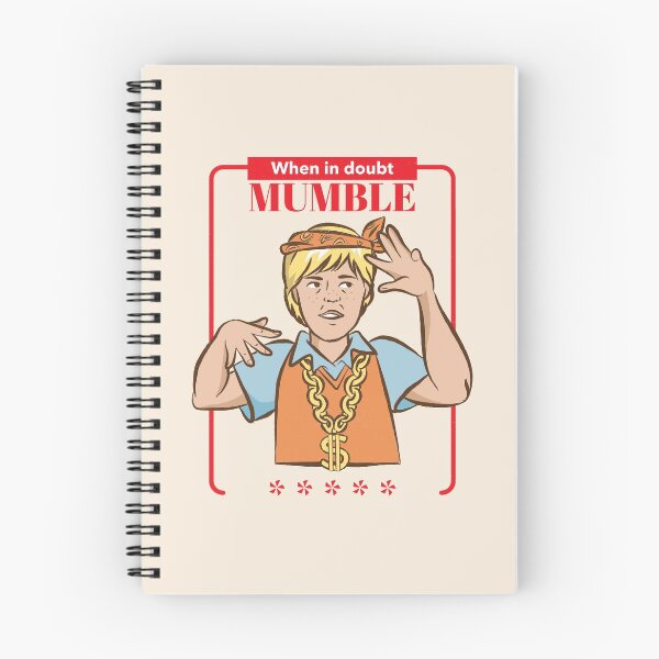 Item preview, When in doubt, mumble very old school rapper designed and sold by ShineEyePirate.