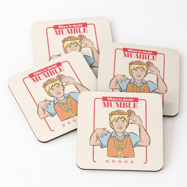 Item preview, When in doubt, mumble very old school rapper designed and sold by ShineEyePirate.