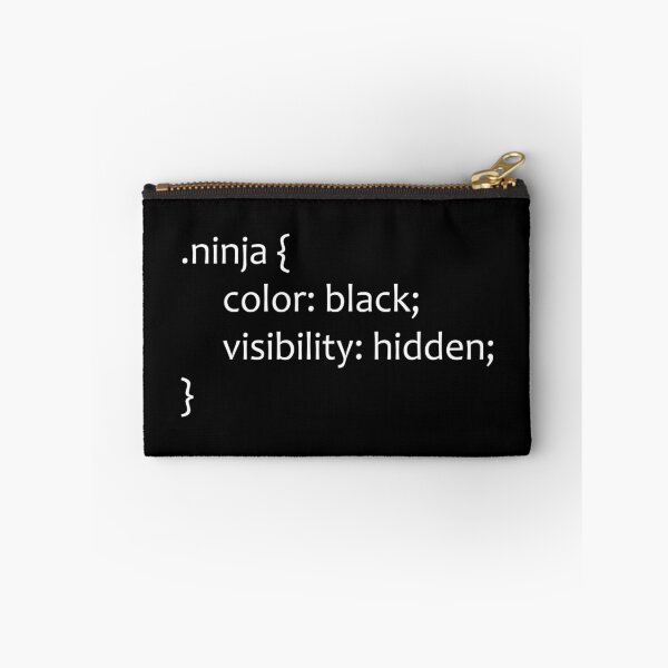 Aperçu de l'œuvre CSS Ninja créée et vendue par Mobius Tees.