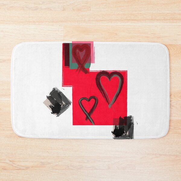 Item preview, "Heart On You" Print - Red Combo designed and sold by NickyBrendon.