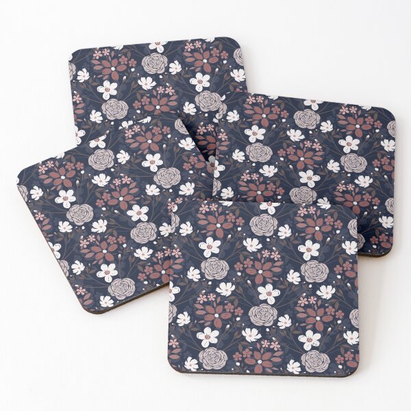 Item preview, Rose Pink Floral Blue Design designed and sold by InovArtS.