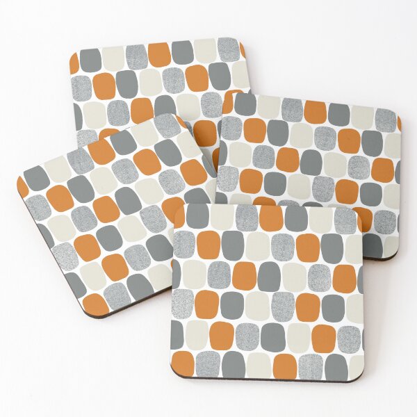 Item preview, Wonky Ovals in Orange designed and sold by House of Haha.