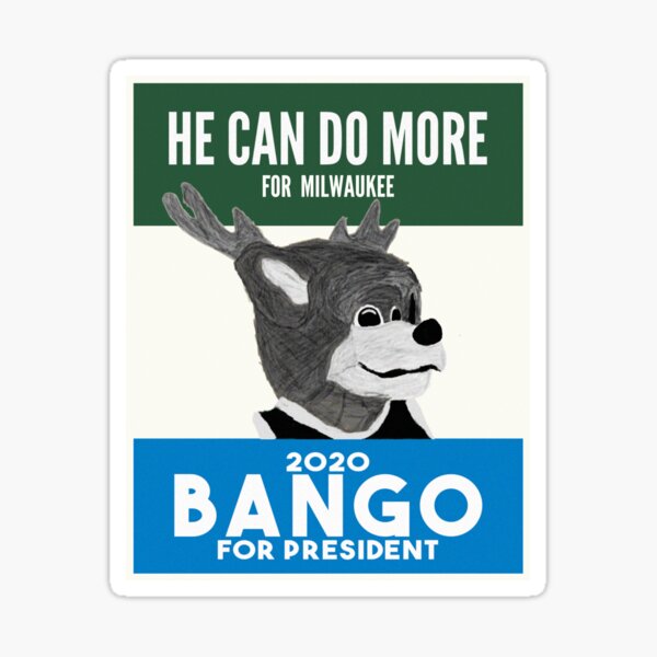 He Can Do More For Milwaukee Sticker