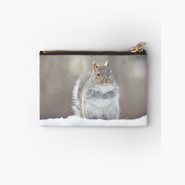 Item preview, Cute squirrel  in the snow designed and sold by Linda Crockett.