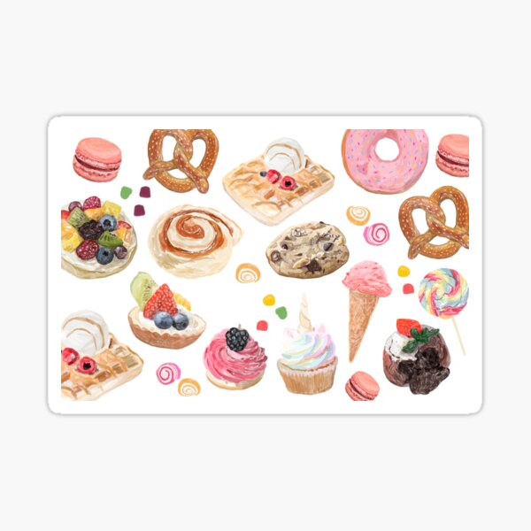 Item preview, Delicious Retro Dessert  designed and sold by newburyboutique.