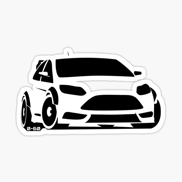 0-60 Ford Focus ST Sticker for Sale by 0-60artwork